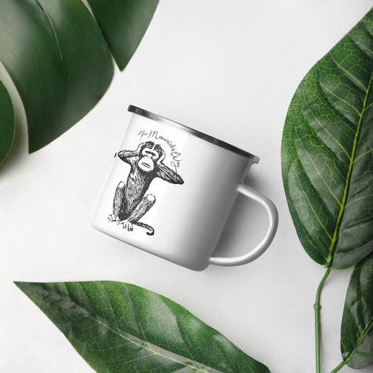 WISE MONKEYS Enamel Mug